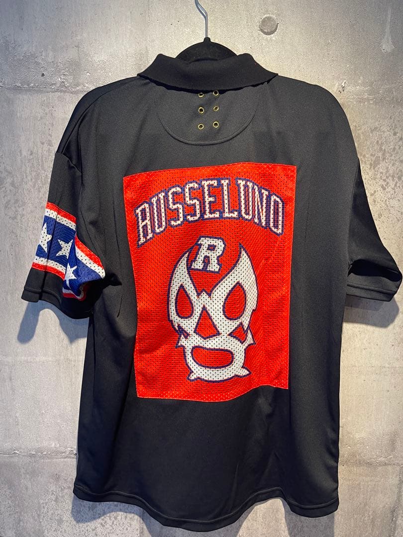 【美品】Russeluno ラッセルノ MESH REMAKE BIG POLO