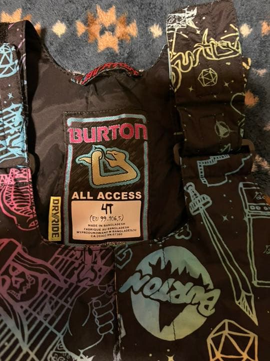 バートン BURTON 4T スノーボードウエア キッズ