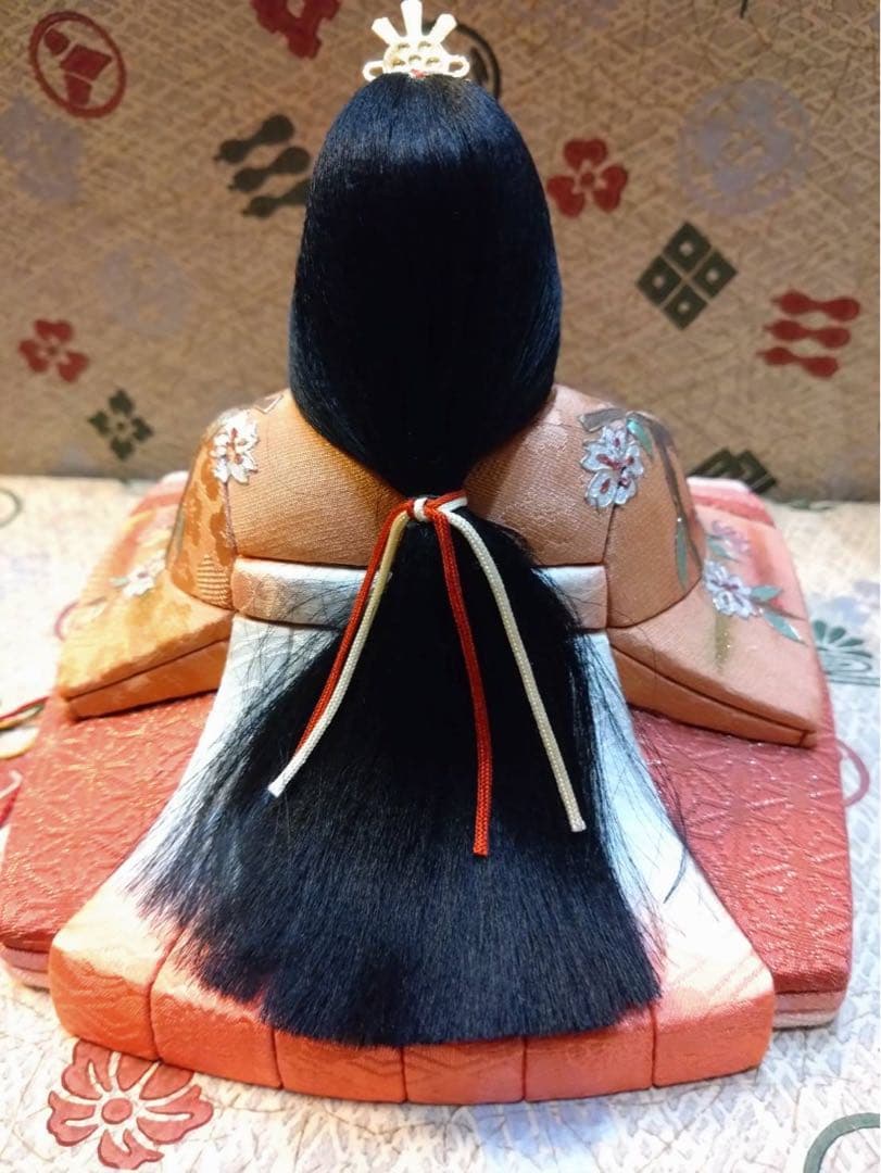 江戸木目込人形　雛人形　親王飾り　雛飾り一式　粋玉作　羽子板　匿名配送