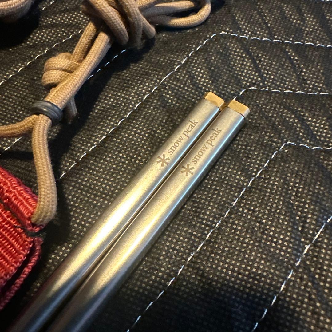 スノーピーク　和武器　M Lの2膳セッ