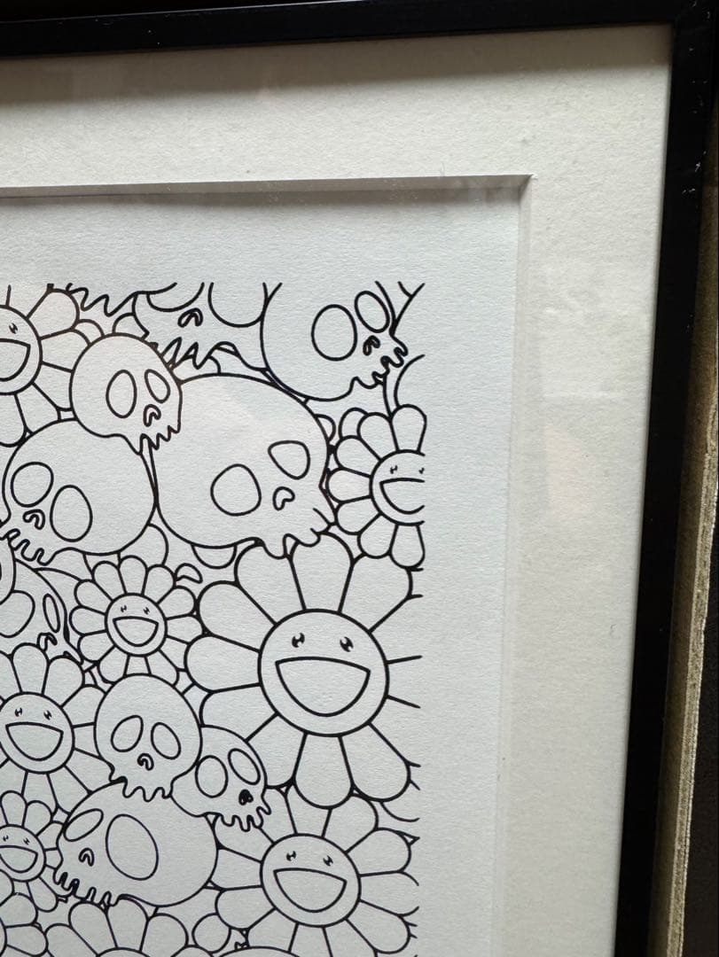 Skulls & Flowers (White) / 村上隆[期間限定値下げ中]