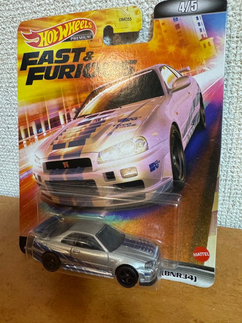 ホットウィール　ワイルドスピード　GTR34