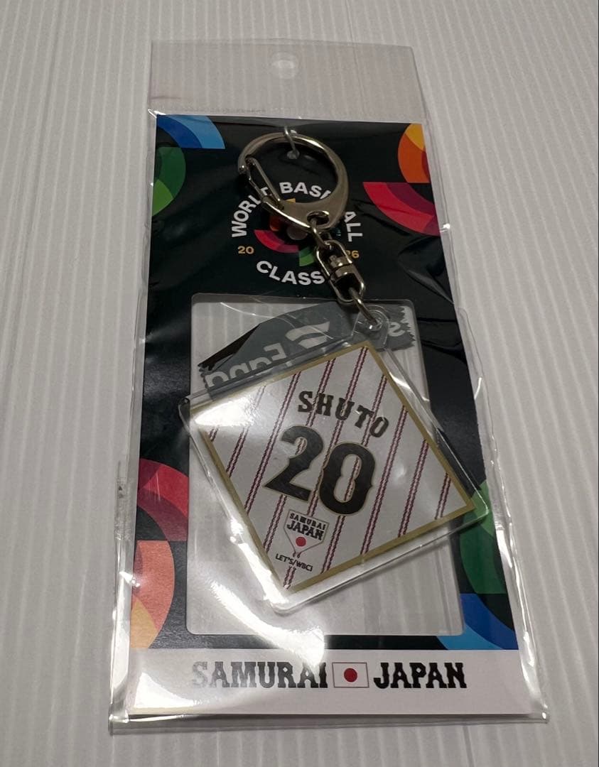 WBC 2026 公式 周東佑京 グッズ 3点セット キーホルダーなど