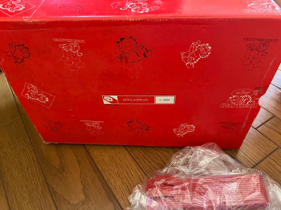 非売品フジカラー 友の会 ガーフィールド ピクニックセット 未使用 昭和レトロ