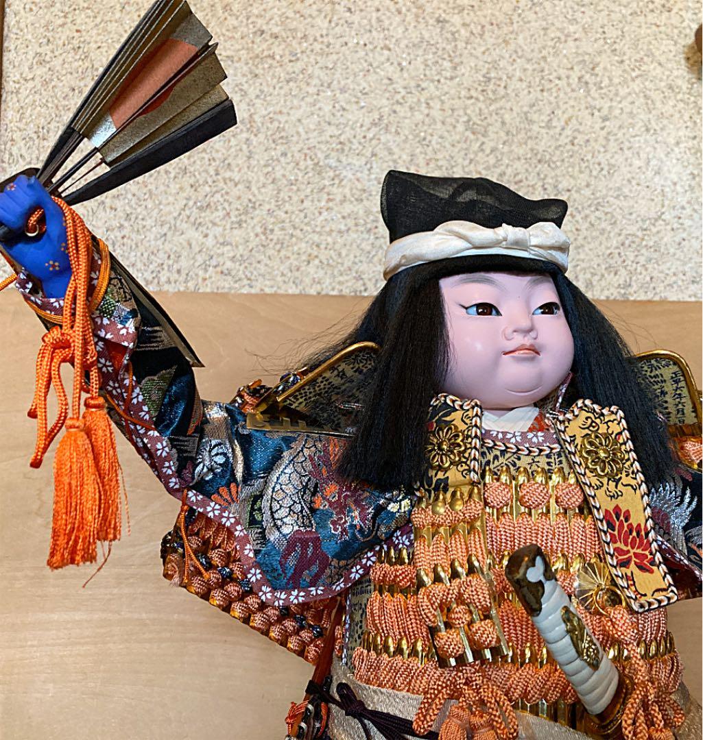 貴重 五月人形 鎧着武者人形兜人形 こども 昭玉作 サムライDoll