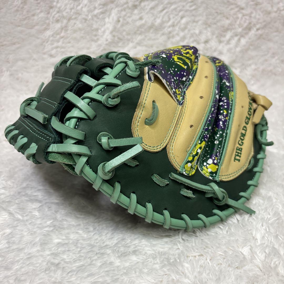 ローリングス　軟式用　キャッチャーミット　一般　野球　33インチ　グリーン