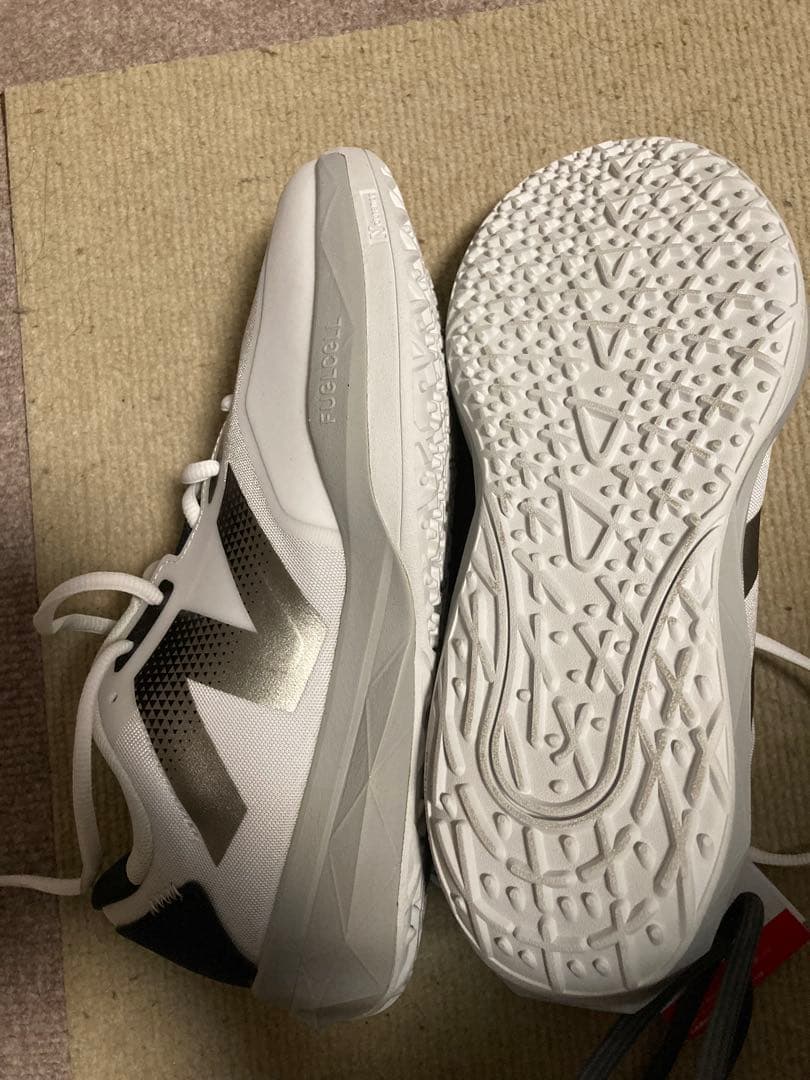 New Balance オムニ／クレー テニスシューズ 25.5cm ホワイト