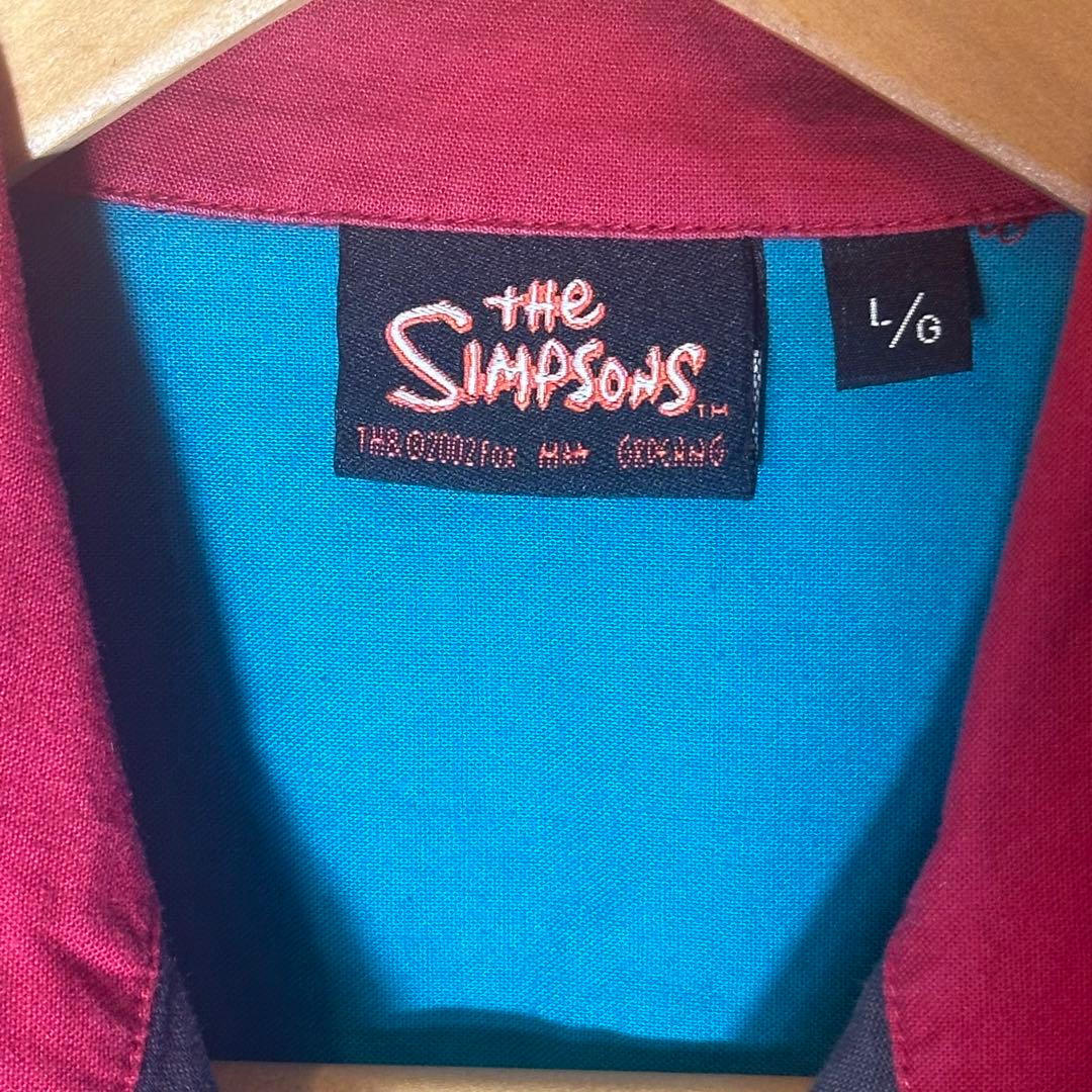【レア】2002年Simpsons シンプソンズ ボウリングシャツ L〜XL