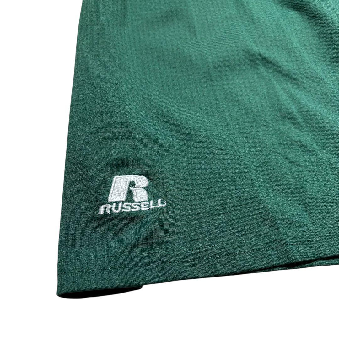 Russell 刺繍ショート トレーニング パンツ ボトムス 短パン バスケ L