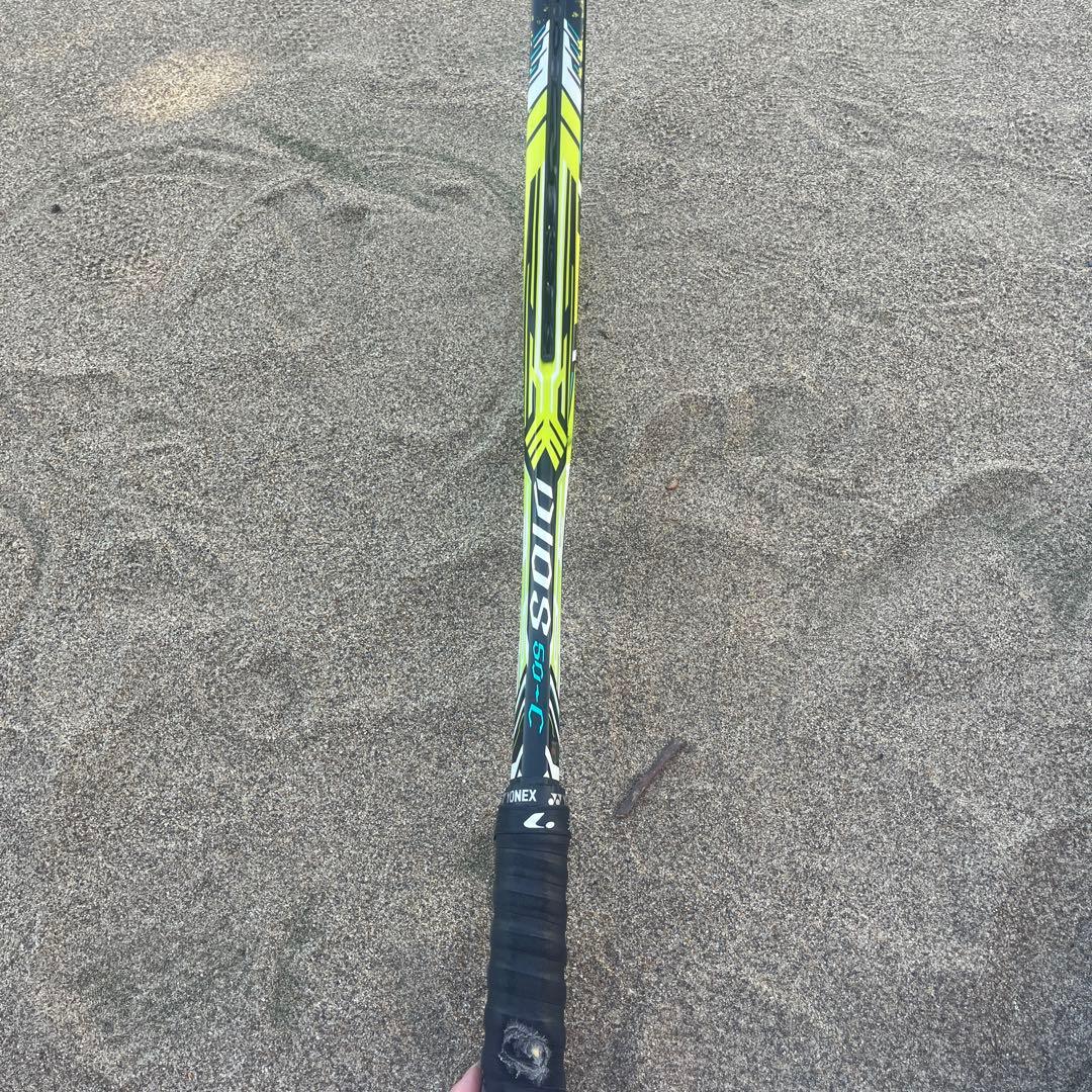 Mizuno 軟式テニスラケット ブラック/イエロー