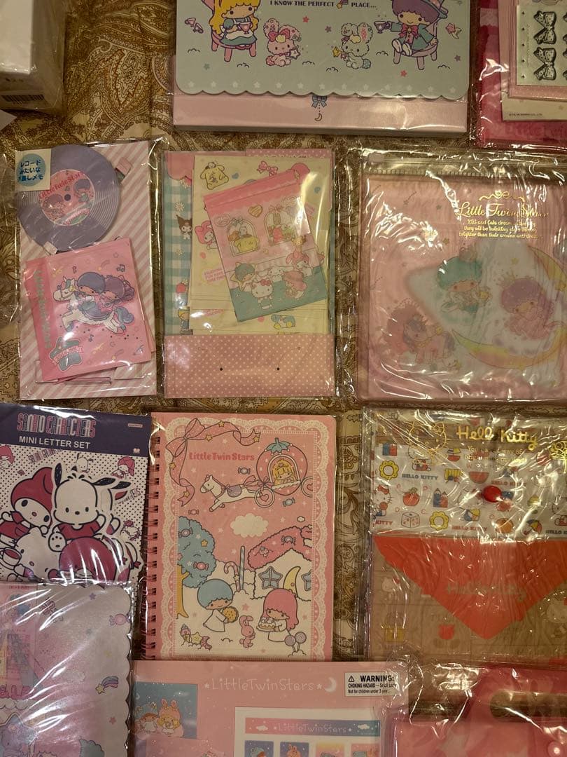 キキララ、キティ、キャラクターズレターセット