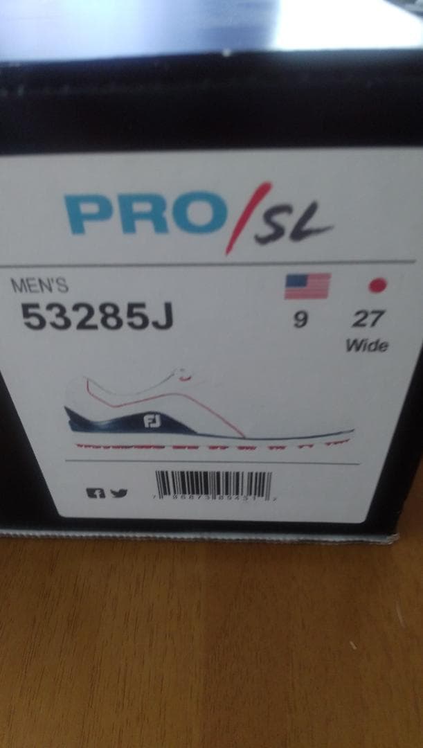 新品FOOTJOY FJ ゴルフシューズ ホワイト27㎝
