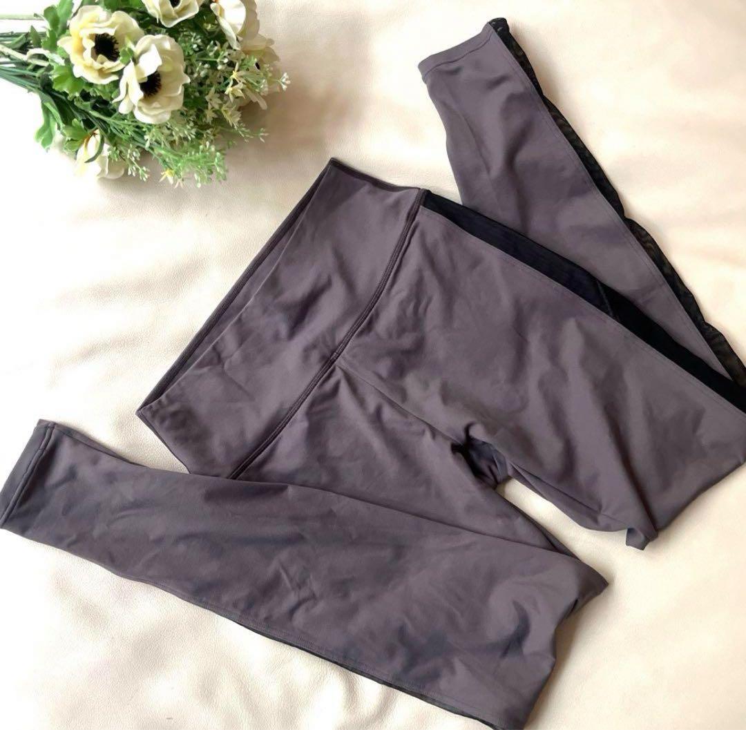 【新品未使用】Chacott BALANCE チャコットサイドメッシュレギンス