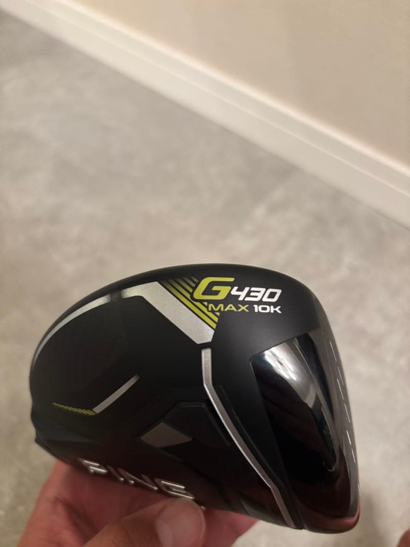 PING G430 MAX 10K 9度 ドライバー ヘッド単品 純正カバー付