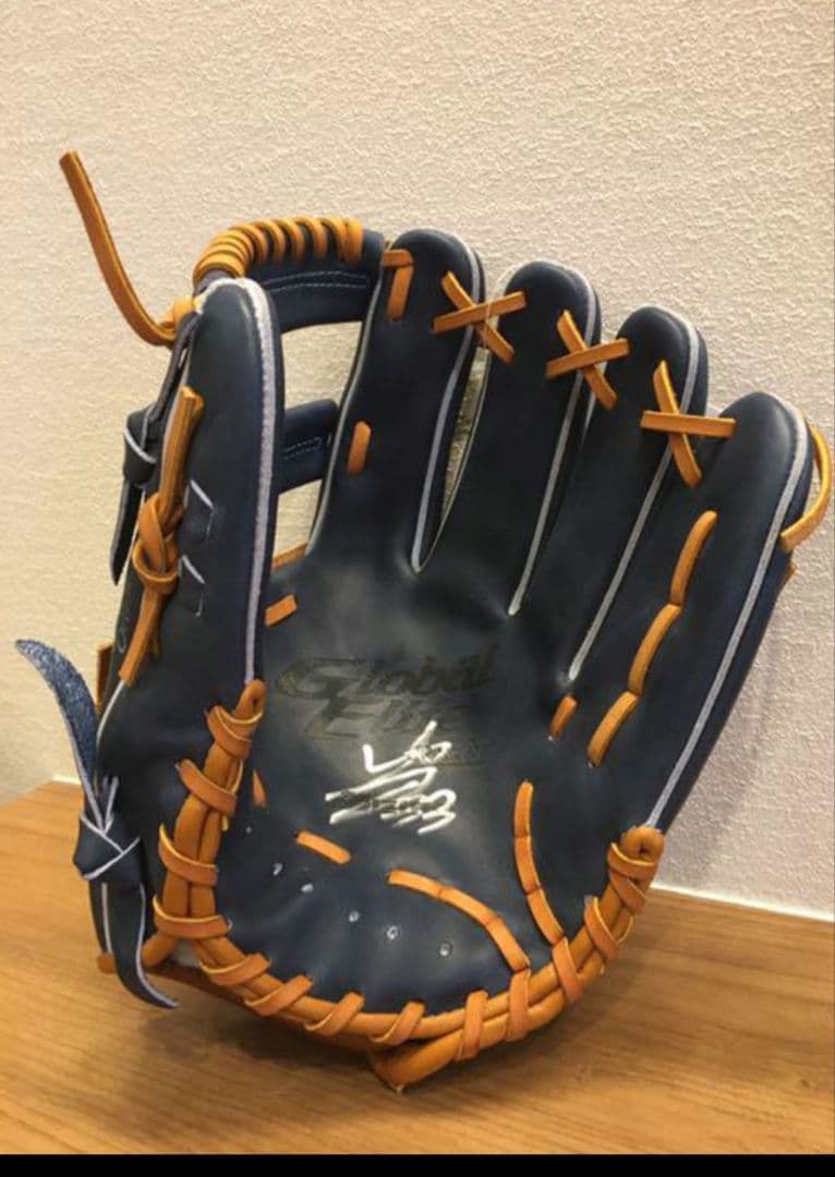 【阪神糸原選手サイン入り】ミズノ グローバルエリート　グローブ