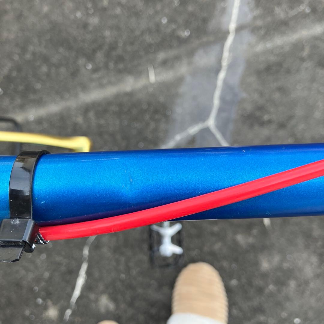 三連勝シングルギア ピストバイクフレームにN JS刻印あり