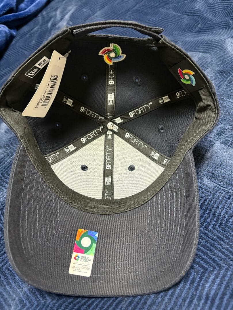 WBC侍ジャパン NEW ERA 9FORTY J ロゴ キャップ ネイビー