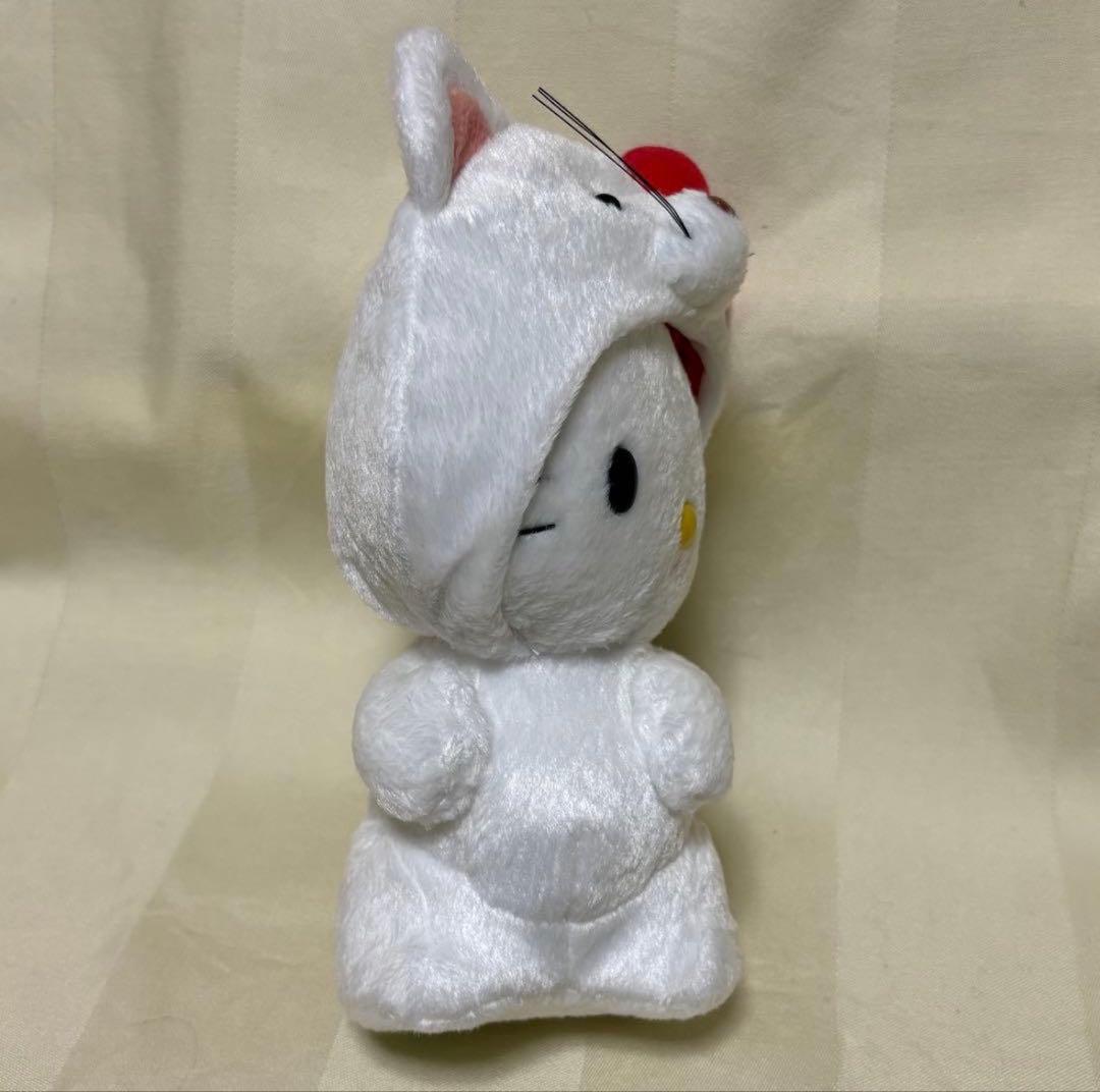 ハローキティ　オコジョ　ホワイト　白　ぬいぐるみ　レア