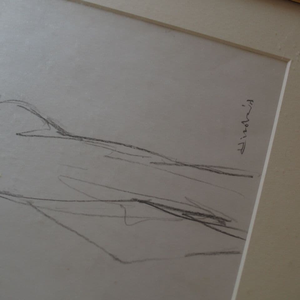 鉛筆画 人物画 作者不明 デッサン画