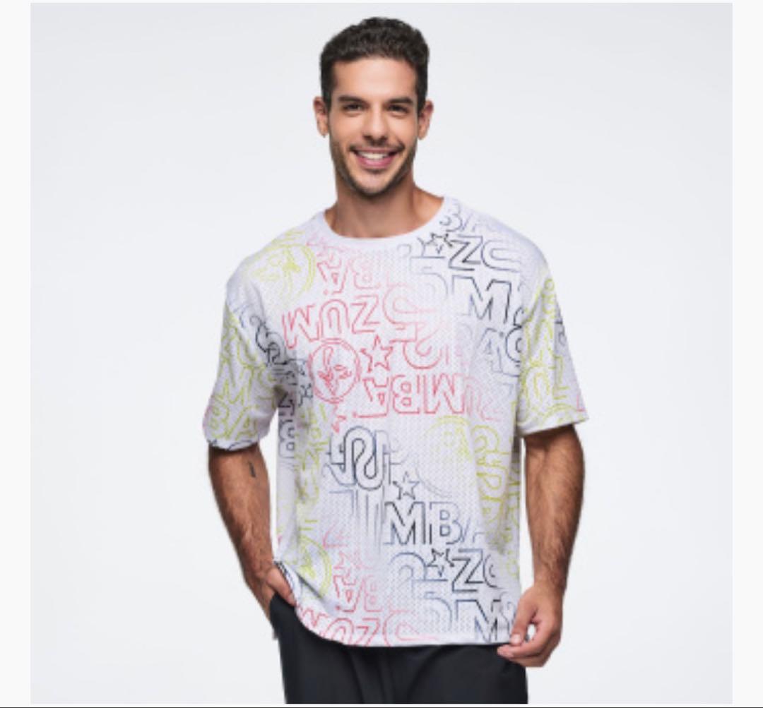 ZUMBA®️正規品　 メッシュオーバーサイズTシャツ