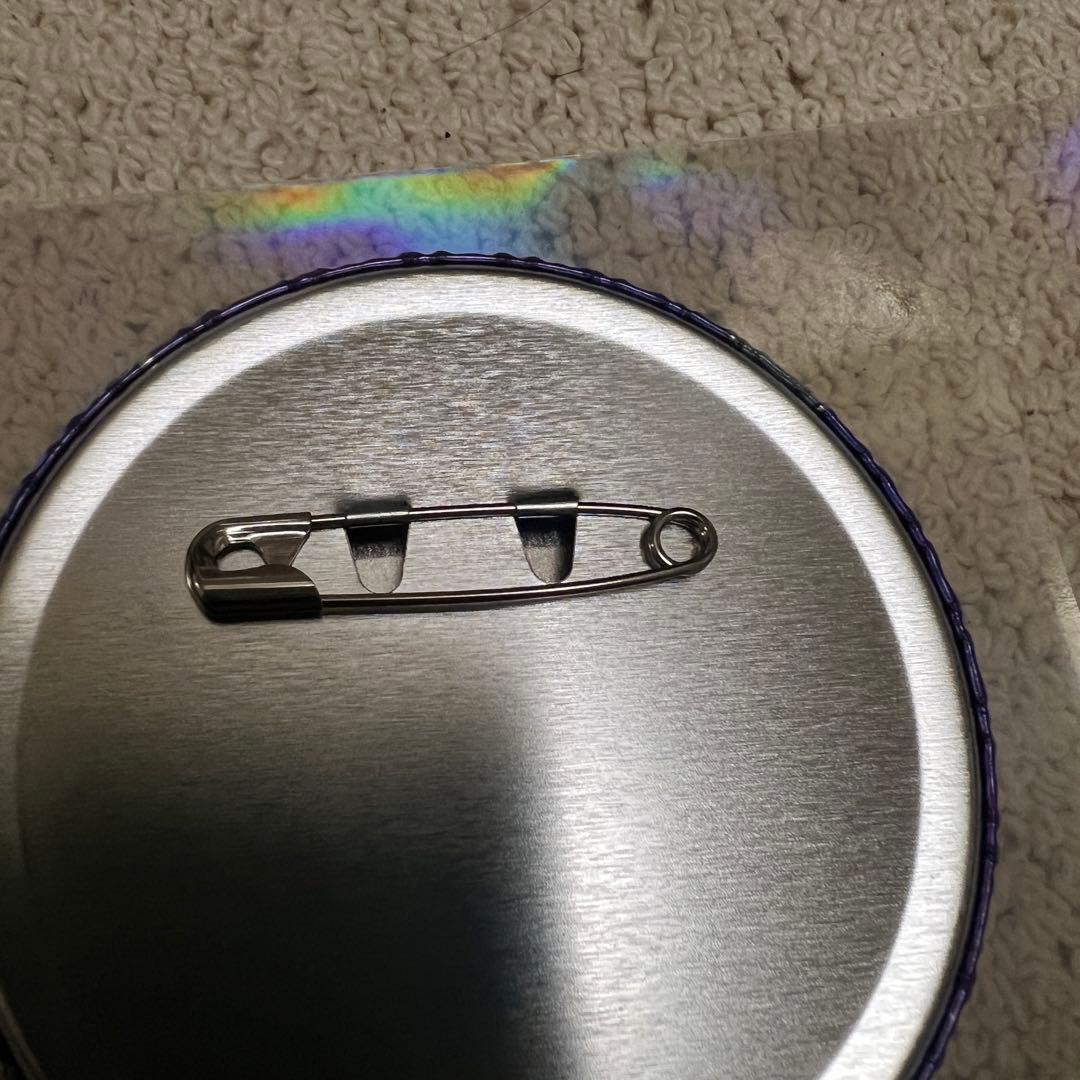 ベルゼブモン ホログラム　缶バッジ　デジモンテイマーズ