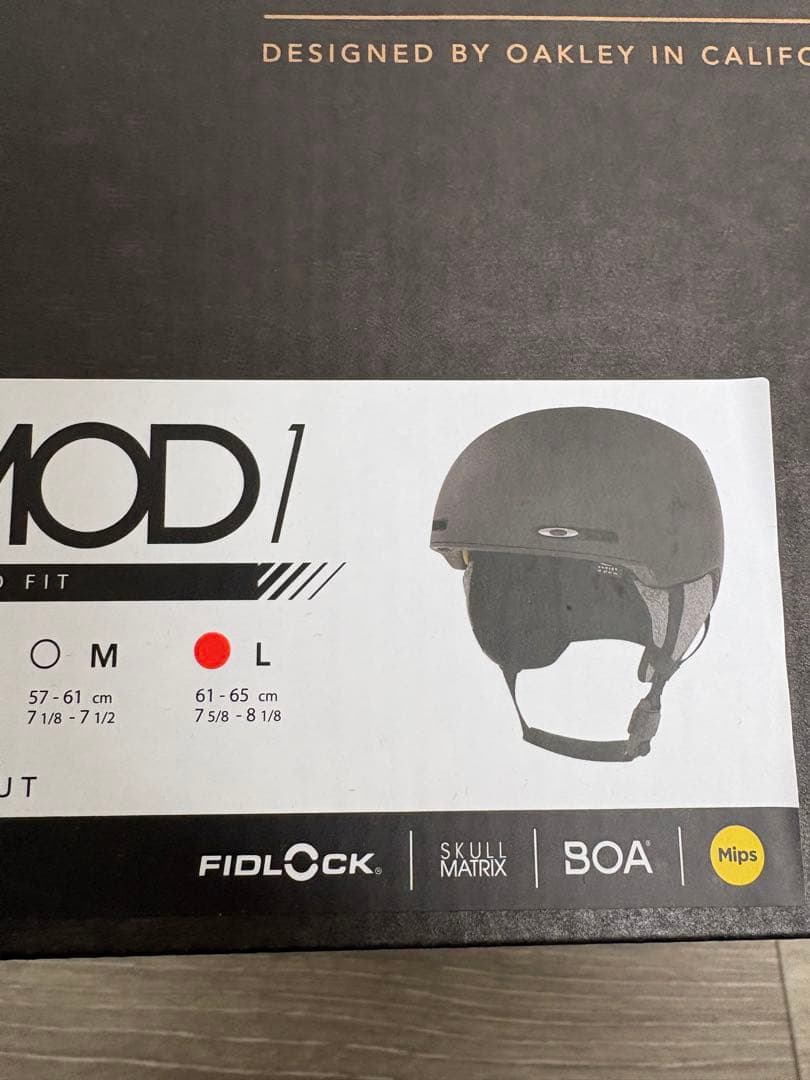 OAKLEY MOD1 マットブラック ヘルメットLサイズ
