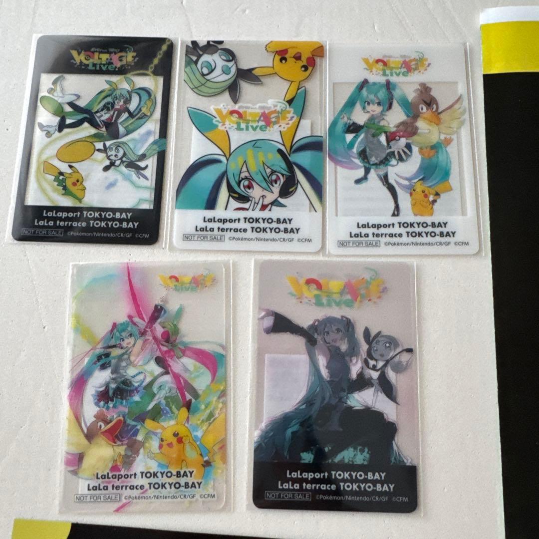 初音ミク　ポケモン　クリアカード　チラシ　ららぽーと 東京ベイ　ポケミク