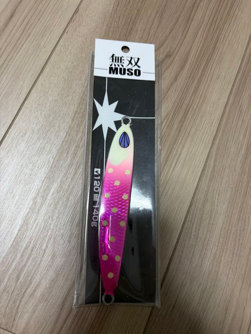 サミーズ 無双　MUSO 140g 屯田オリカラ ピンクG（グロー）ドット