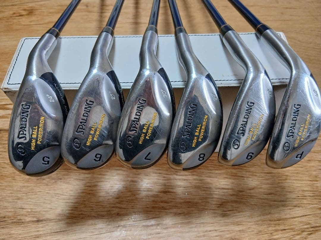 SPALDING HIGH BALL POWER IRON　6本