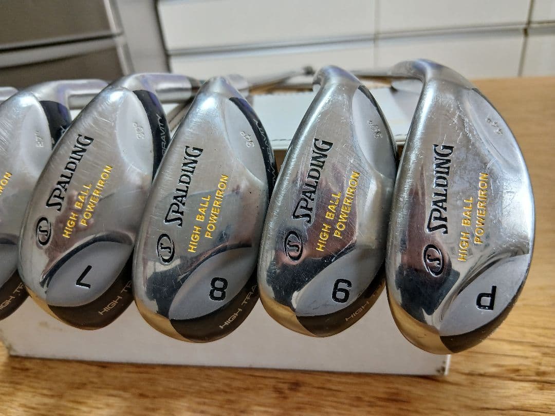 SPALDING HIGH BALL POWER IRON　6本