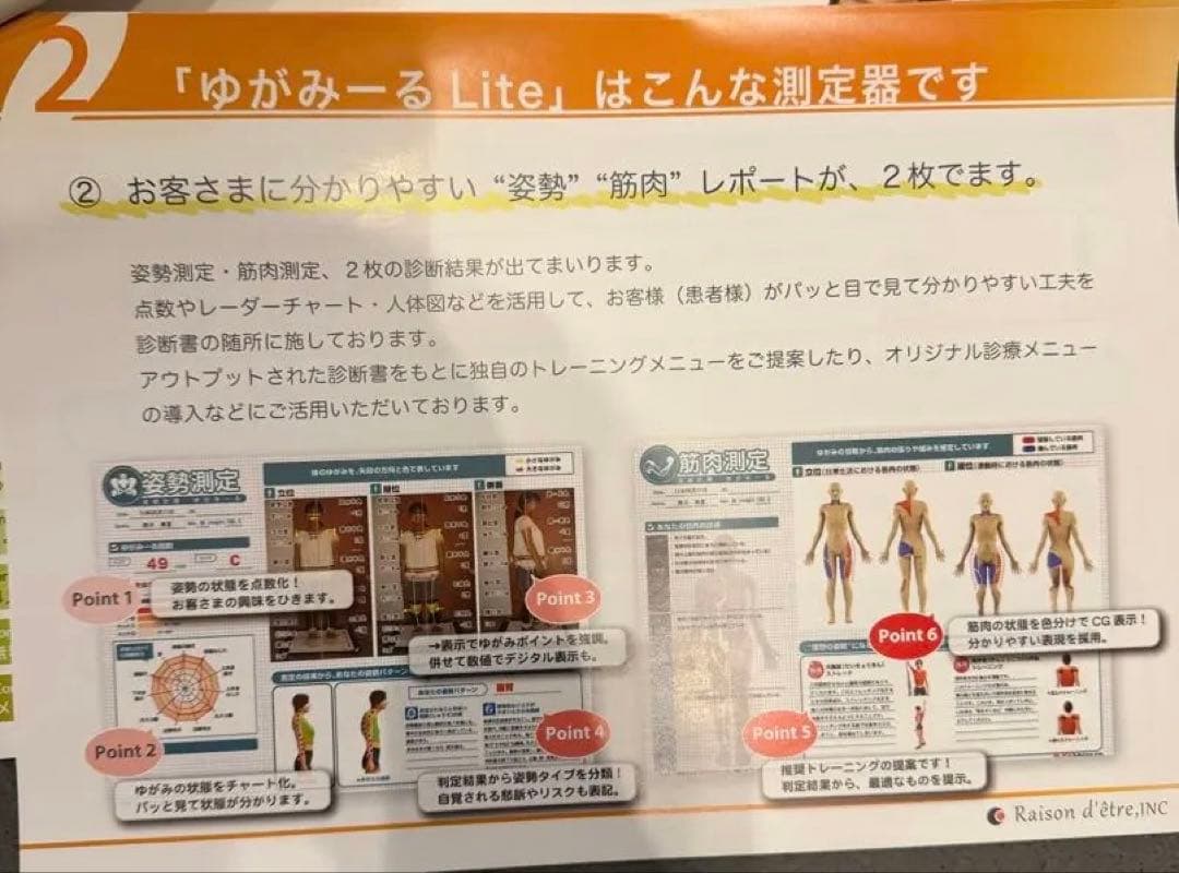 ゆがみーるlite 姿勢解析