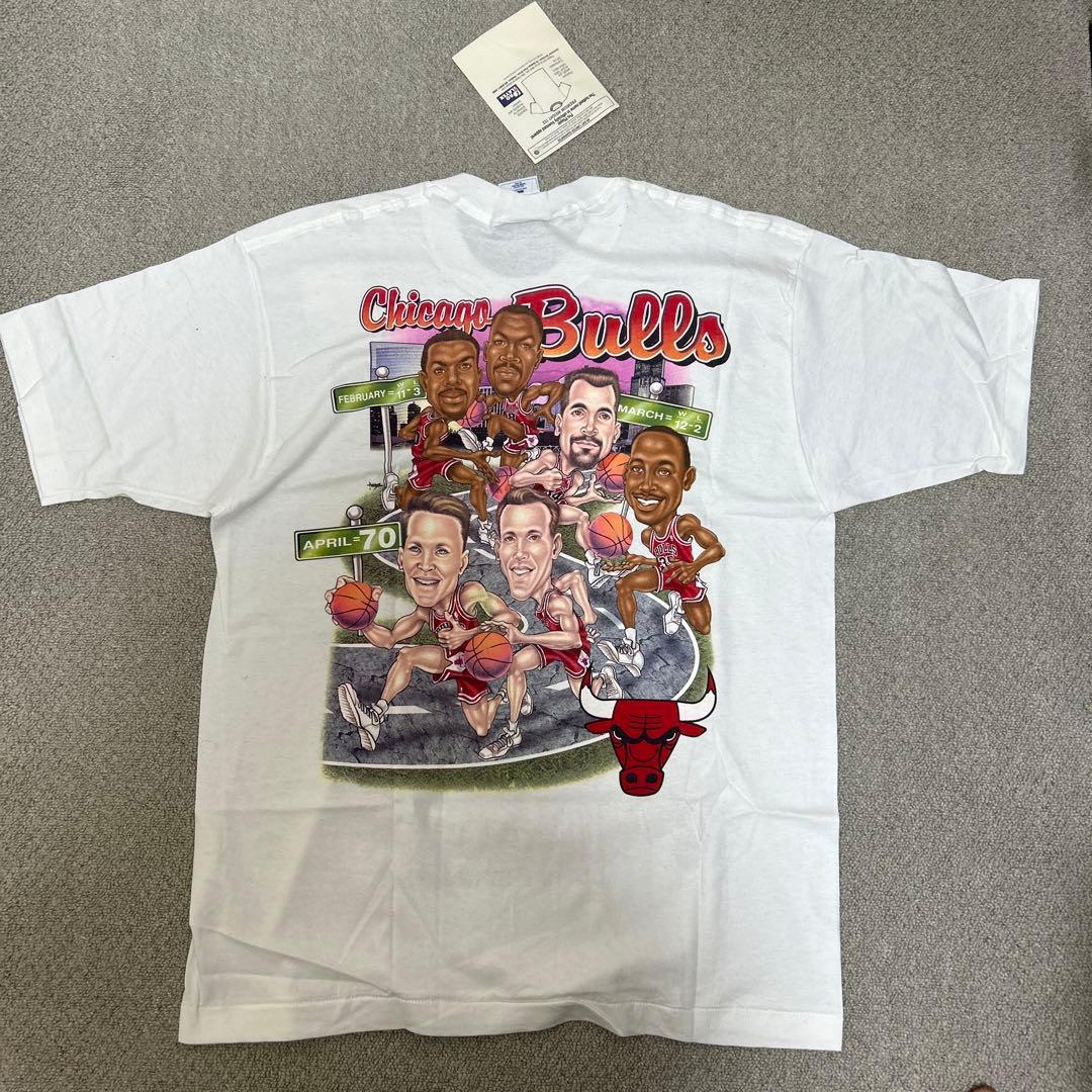 【新品タグ付】NBA シカゴブルズTシャツ　デッドストック1995-1996