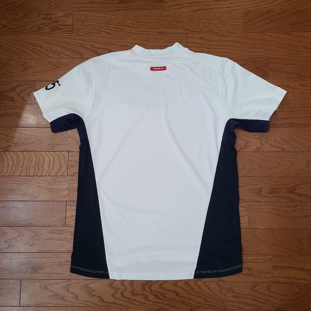 o3ru3<<美品>>and per se 春夏モックネックシャツ