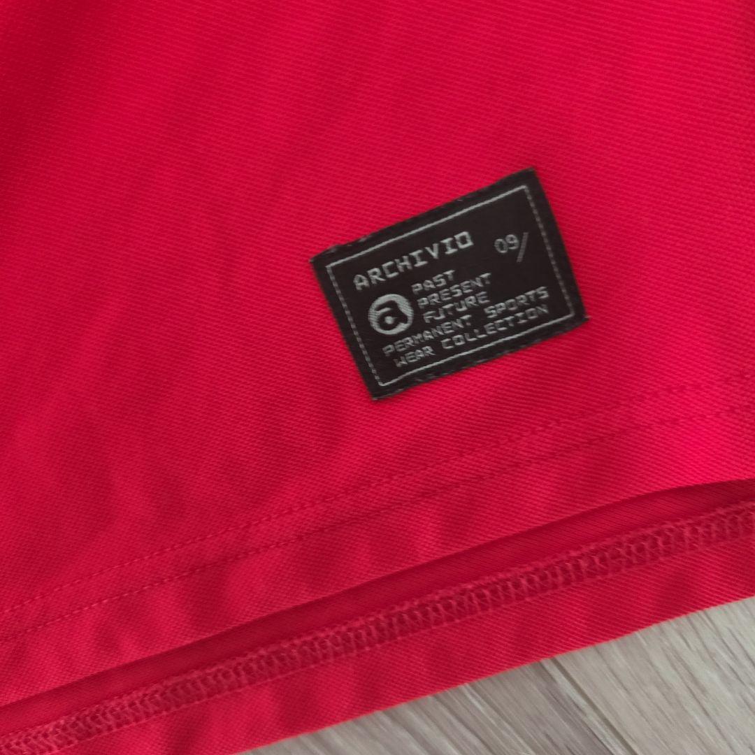 ARCHIVIO ポロシャツ サイズ48 レッド