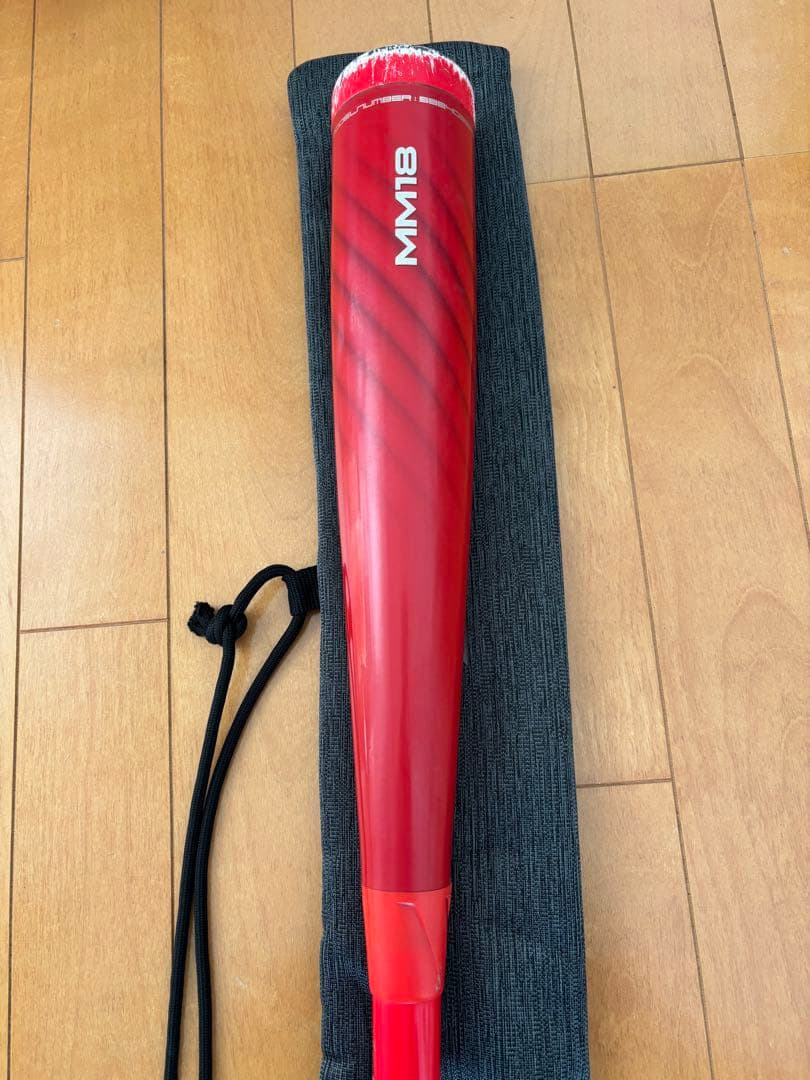 MM18 一般軟式用バット 限定赤　バットケース付き