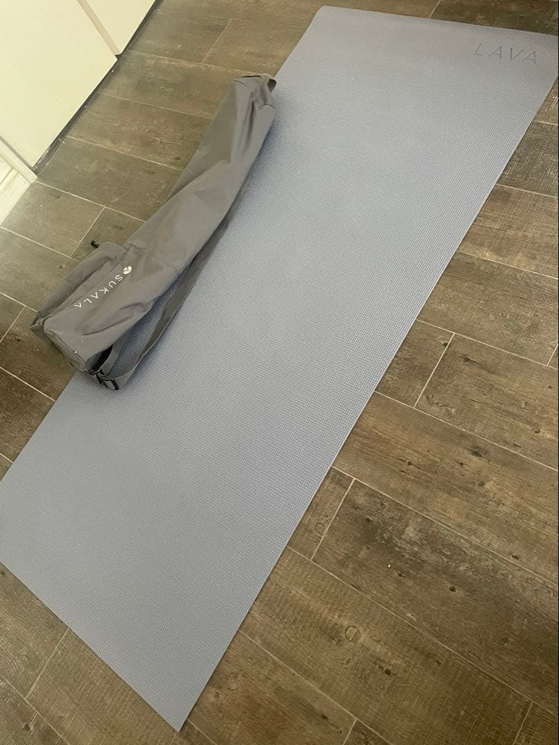 LAVA ヨガマット グレー 収納バッグ付き