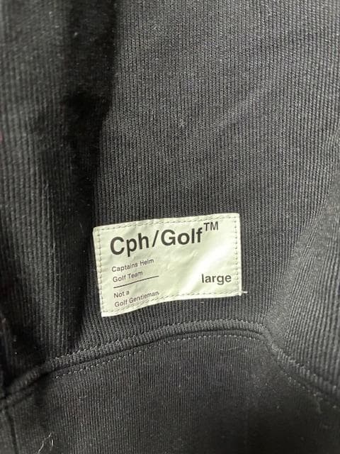 キャプテンヘルムゴルフCph/Golf オーバーラップロゴ　モックネックTシャツ