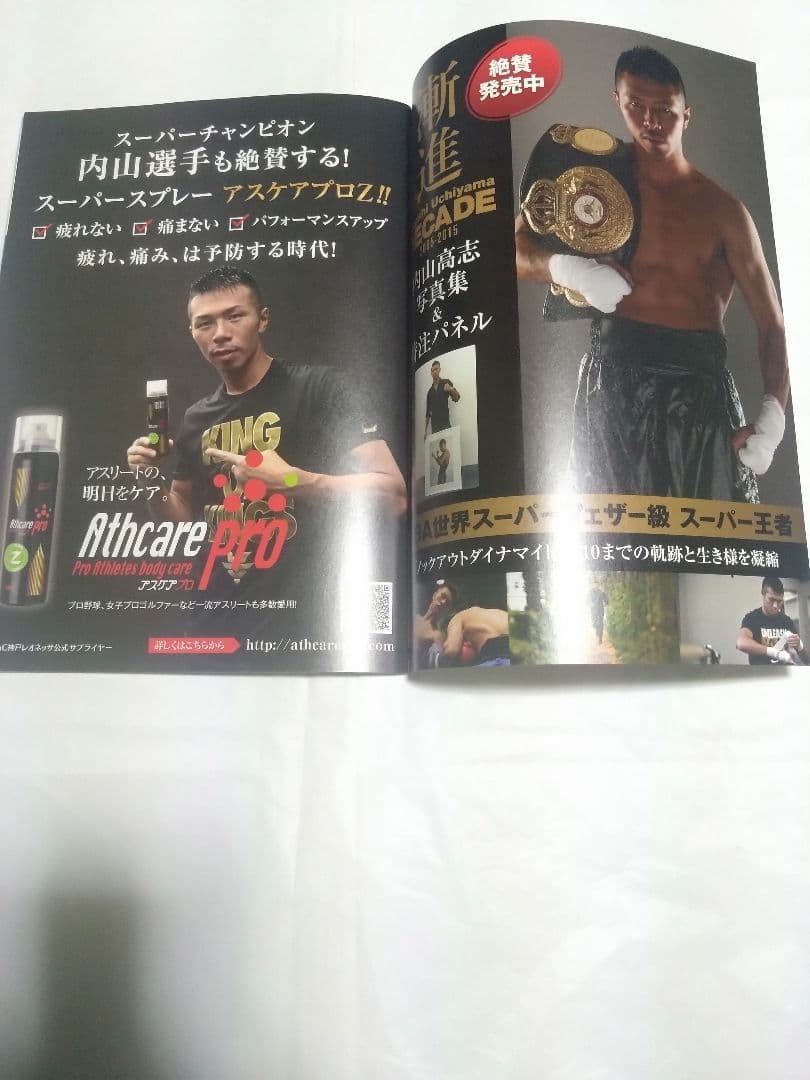 ボクシング パンフレット/内山高志✕フローレス他 Boxing Program