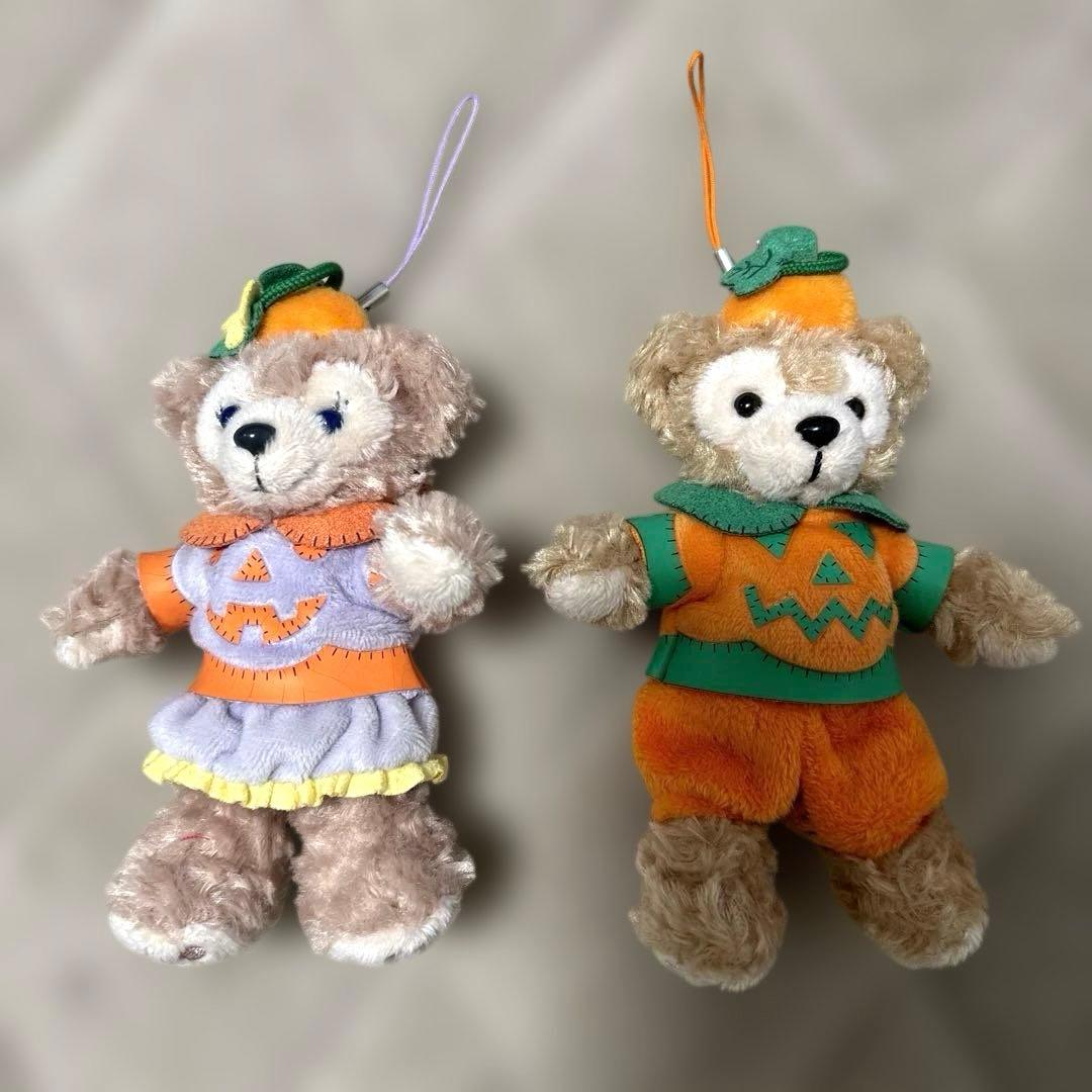 【まとめ売り】ダッフィー シェリーメイ ハロウィン ぬいぐるみ　キーホルダー