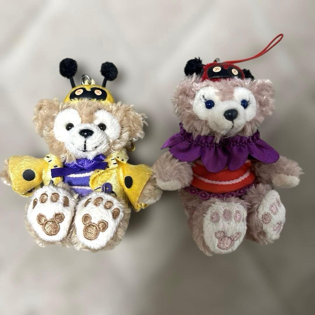 【まとめ売り】ダッフィー シェリーメイ ハロウィン ぬいぐるみ　キーホルダー