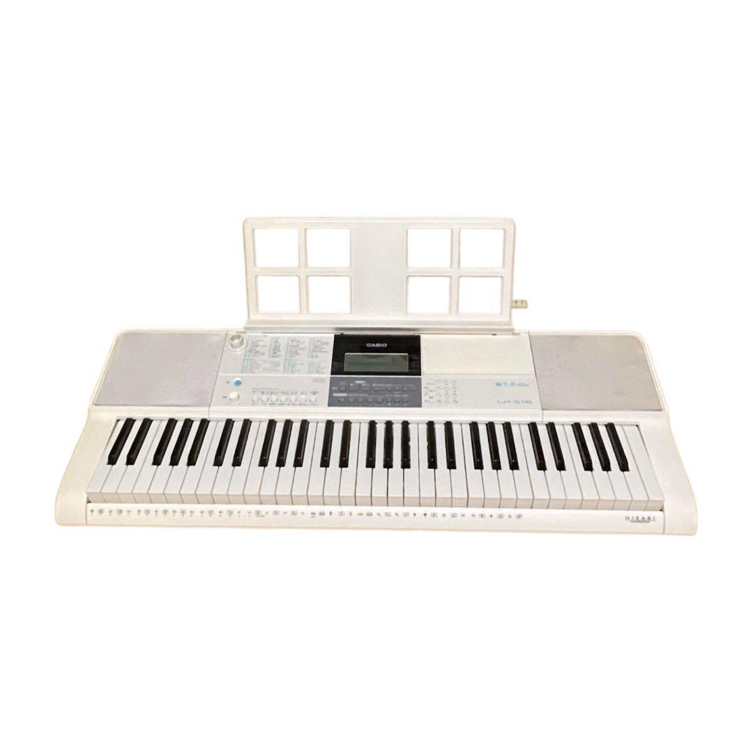 【美品】CASIO LK-516 光ナビゲーションキーボード 61鍵盤