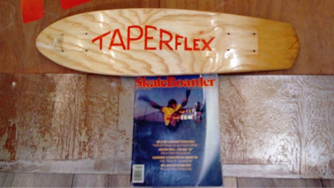 70'sビンテージスケートボードデッキ　TAPERFLEX