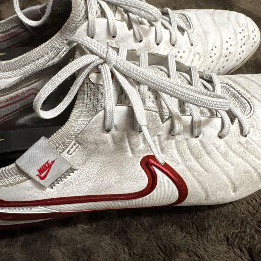 Nike Tiempos サッカーシューズ ホワイト/レッド