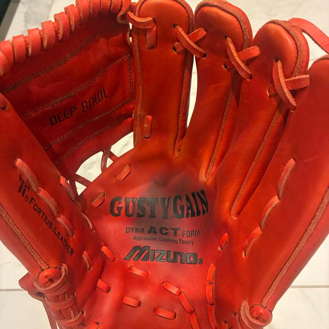 【未使用に近い】 ミズノ 硬式グローブ ビューリーグ GUSTYGAIN