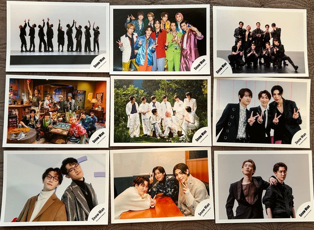 Man渡辺翔太 ＋ 渡辺翔太とメンバー ＋ 全員 公式写真75枚セット
