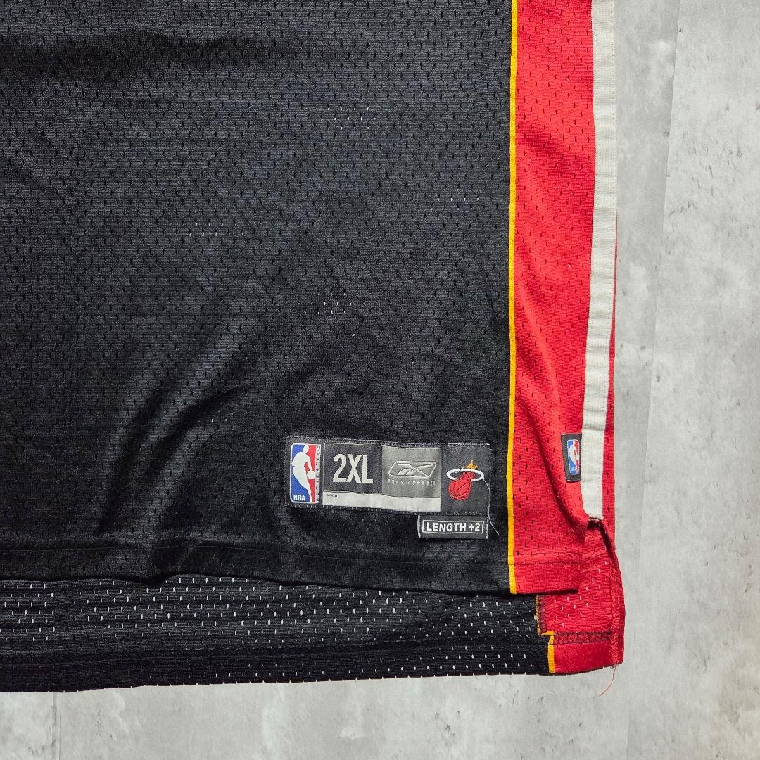 稀少 NBA Reebok ユニフォーム HEAT ウェイド Wade 2XL