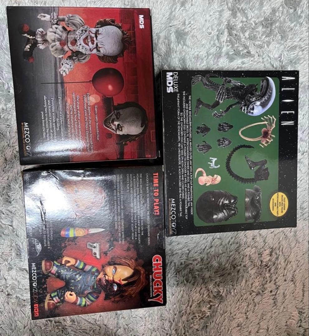 メズコ フィギュア MEZCO MDS エイリアン　チャッキー　ペニーワイズ