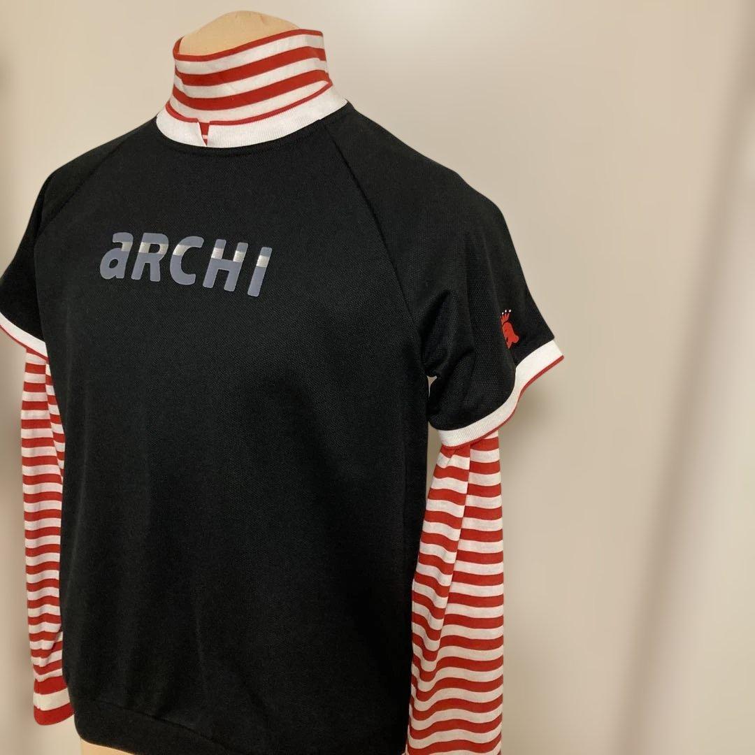 アルチビオブラック ロゴ入り Tシャツ レディース　Mサイズ