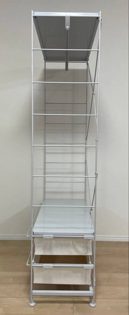 無印良品✳︎スチールユニットシェルフ・ワードローブセット✳︎引出し付き