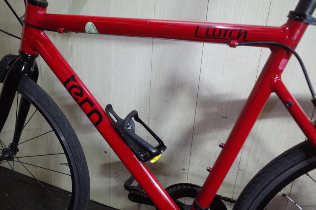 TERN CLUTCH 650C アルミ 8速 510mm クロスバイク RED
